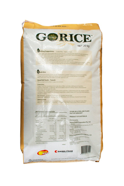 *Go Rice 20kg* | PU ONLY